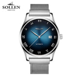 relogio masculinoTop Brand Ultra Thin Men Watch 30m Waterproof Date Clock Male Sports Automatic mechanical Casual Wrist Watch