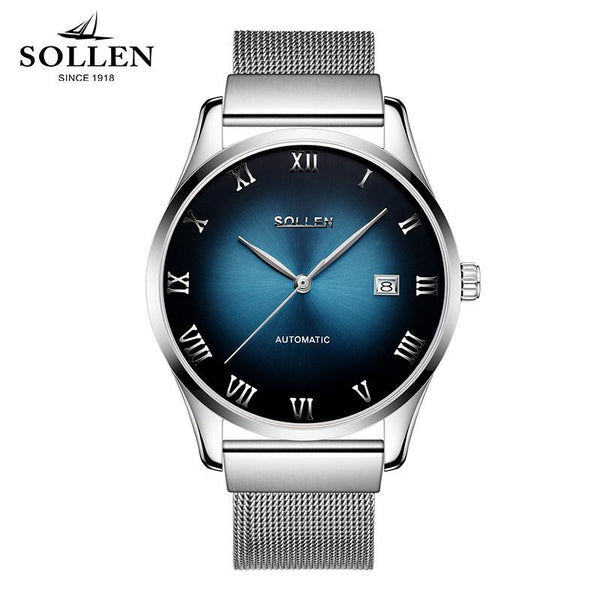 relogio masculinoTop Brand Ultra Thin Men Watch 30m Waterproof Date Clock Male Sports Automatic mechanical Casual Wrist Watch