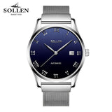 relogio masculinoTop Brand Ultra Thin Men Watch 30m Waterproof Date Clock Male Sports Automatic mechanical Casual Wrist Watch