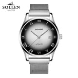 relogio masculinoTop Brand Ultra Thin Men Watch 30m Waterproof Date Clock Male Sports Automatic mechanical Casual Wrist Watch