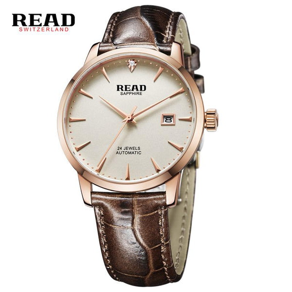 2017 READ Brand New Fashion Men Male Stylish Design Classic Automatic Watch Mechanical Wristwatch Relogio Feminino Montre Femme