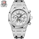 2017 New Men Mechanical Watches Men Luxury Brand Full Steel Waterproof Business Automatic Wristwatches For Men Royal Style