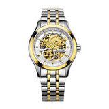 MIGE Watches Men Tourbillion Hollow Mechanical Wristwatch Synthetic Sapphire Crystal Stainless Steel Bracelets Relogio Feminino