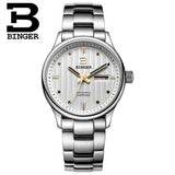 Switzerland men's watch luxury brand Wristwatches BINGER business Automatic men watches sapphire full stainless steel B5006-9