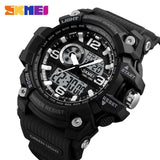 SKMEI Sports Watches Men Fashion Multi-function Chronograph Digital Quartz Dual Display Wristwatches Relogio Masculino XFCS 1283