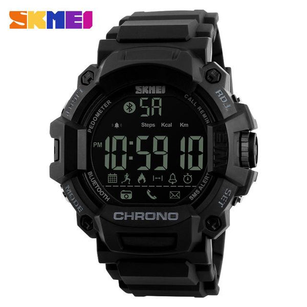 SKMEI Men Smart Watches Smartwatch Pedometer Waterproof Digital Remote Camera Call Reminder Relogio Masculino Wristwatches Clock