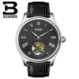 Switzerland BINGER Watches Men Brand Luxury Seagull Automatic Movemt Watch Male Tourbillon Sapphire Alligator Hide Mechanical 2