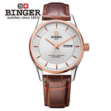 Switzerland men's watch luxury brand clock BINGER luminous Automatic self-wind full stainless steel Waterproof B5008-2