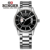 Wrist Watches Male Switzerland Mechanical Men Watch Automatic Binger Luxury Brand Japanese Movement Sapphire Men's Watch B5007