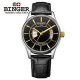 Wrist Watches Male Switzerland Mechanical Men Watch Automatic Binger Luxury Brand Japanese Movement Sapphire Men's Watch B5007