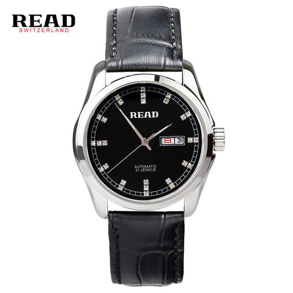 Original READ Men Mechanical Watches Men Luxury Brand Full Steel Waterproof 50m Business Automatic Wristwatches For Men R8021