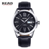 READ Brand Men's Fashion Business Automatic Watches Men Full Steel Waterproof Sport Watch Man Black Clock relogio masculino 8016