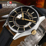 Wrist Watches Male Switzerland Mechanical Men Watch Automatic Binger Luxury Brand Sapphire Japanese Movement Men's Watch B5007