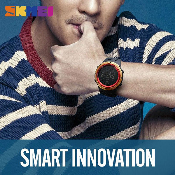 SKMEI Men Smart Watch Chrono Calories Pedometer Sports Smartwatches Digital Wristwatches For Apple IOS Android  Relogios Clocks