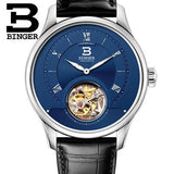 Switzerland Luxury Brand Men Watches BINGER Watch Men Seagull Automatic Movemt Tourbillon Sapphire Alligator Hide Mechanical 3