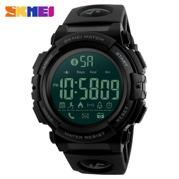 SKMEI Men Smart Watch Pedometer Waterproof Sports Watches Remote Camera Call Reminder Bluetooth Wristwatches Relogio Masculino