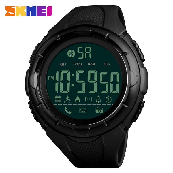 SKMEI Men Fashion Smart Watch Waterproof Pedometer Digital Wristwatches Remote Camera Calorie Bluetooth Watch Relogio Masculino