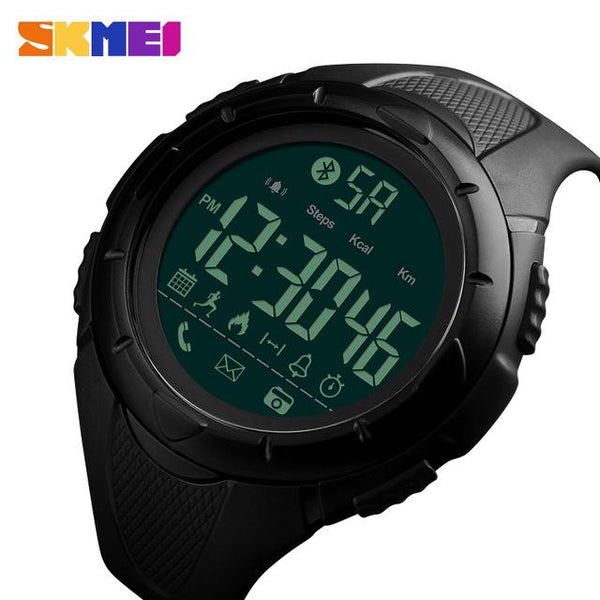 SKMEI Men Fashion Smart Watch Waterproof Pedometer Digital Wristwatches Remote Camera Calorie Bluetooth Watch Relogio Masculino