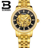 Binger Watch Women Luxury Brand Miyota Automatic Mechanical Movement Watches Sapphire Waterproof Ladies Watch B5051L2