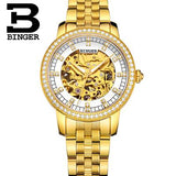 Binger Watch Women Luxury Brand Miyota Automatic Mechanical Movement Watches Sapphire Waterproof Ladies Watch B5051L2