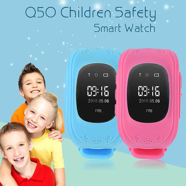 Hot Q50 Smart watch Children Kid Wristwatch GSM GPRS GPS Locator Tracker Anti-Lost Safe Smartwatch Child Guard for iOS Android