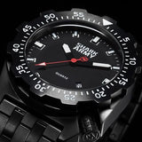 Shark Army Silver Metal Watch Bracelet 100m Water Resistant Swimming Sport Pulseira Masculina Quartz Military Wriswatch / SAW187