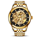 AESOP Luxury Watch Men Automatic Mechanical Wrist Wristwatch Gold Dragon Waterproof Male Clock Relogio Masculino Famous Brand 40