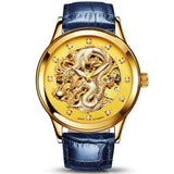 AESOP Luxury Watch Men Automatic Mechanical Wrist Wristwatch Gold Dragon Waterproof Male Clock Relogio Masculino Famous Brand 40