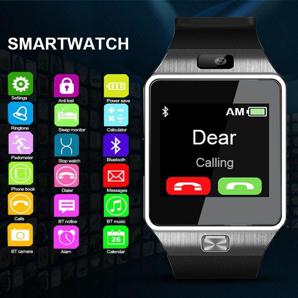 DZ09 Smart Watch Men Fashion Multifunction Smart Watches For Phone Android Bluetooth SmartWatch kol saati relogio inteligente