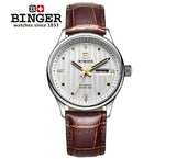 Switzerland men's watch luxury brand Wristwatches BINGER business Automatic men watches sapphire full stainless steel B5006-10