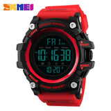 SKMEI Men Smart Watch Pedometer Calories Chronograph Fashion Outdoor Sports Watches 50M Waterproof Digital Wristwatches 1227