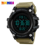 SKMEI Men Smart Watch Pedometer Calories Chronograph Fashion Outdoor Sports Watches 50M Waterproof Digital Wristwatches 1227