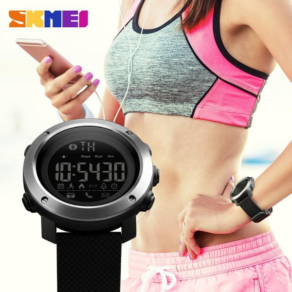 SKMEI Men Smart Watch Digital Women Smartwatch For Apple IOS Android 50M Waterproof Pedometer Sport Watches Reloj inteligente