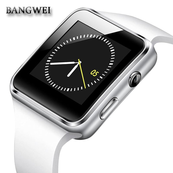 BANGWEI New Smart Watch with Camera Touch Screen Clock Support SIM TF Card Bluetooth Smartwatch for iPhone Xiaomi Android Phone