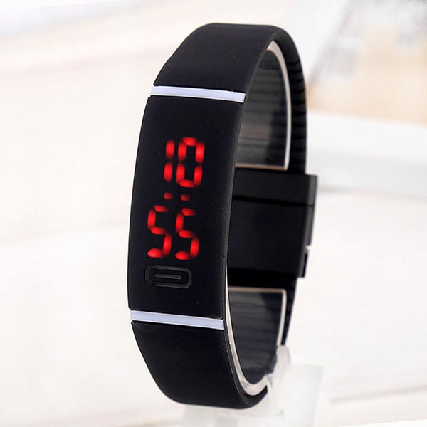 Candy Color Women Men Couple TPU LED Children's Watch Date Digital Sport Wrist Bracelet Daily Waterproof Fashion Wristwatches