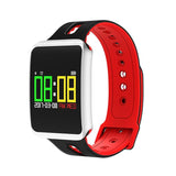 IP68 Waterproof Smart Watch Bluetooth 4.0 OLED Touch Screen Smartwatch Heart Rate Monitor Blood Pressure Blood Oxygen Intelligent Watch for iOS 8.0/ Android 4.4 Phones