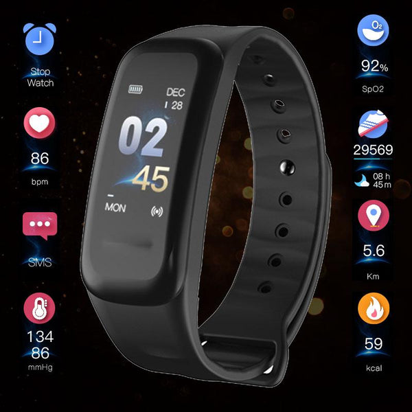 Bluetooth Smart Band Blood Pressure Heart Rate Monitor Wristband Waterproof Fitness Bracelet Sleep Tracker Bluetooth Watch