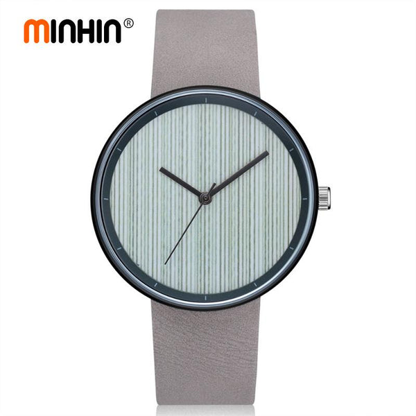 MINHIN 2018 Fashion Military Quartz Wristwatches Mens Watches Leather Casual Smart Watches Clock Relogio Masculino